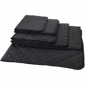 RW PROTECT INSULATED HEAVYWEIGHT BLANKET, BLACK, 8' X 10' by RefrigiWear