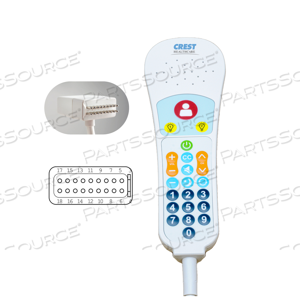 ELITE DIGITAL PILLOW SPEAKER FOR ASCOM TELLIGENCE AND DUKANE PROCARE 6000 by Crest Healthcare
