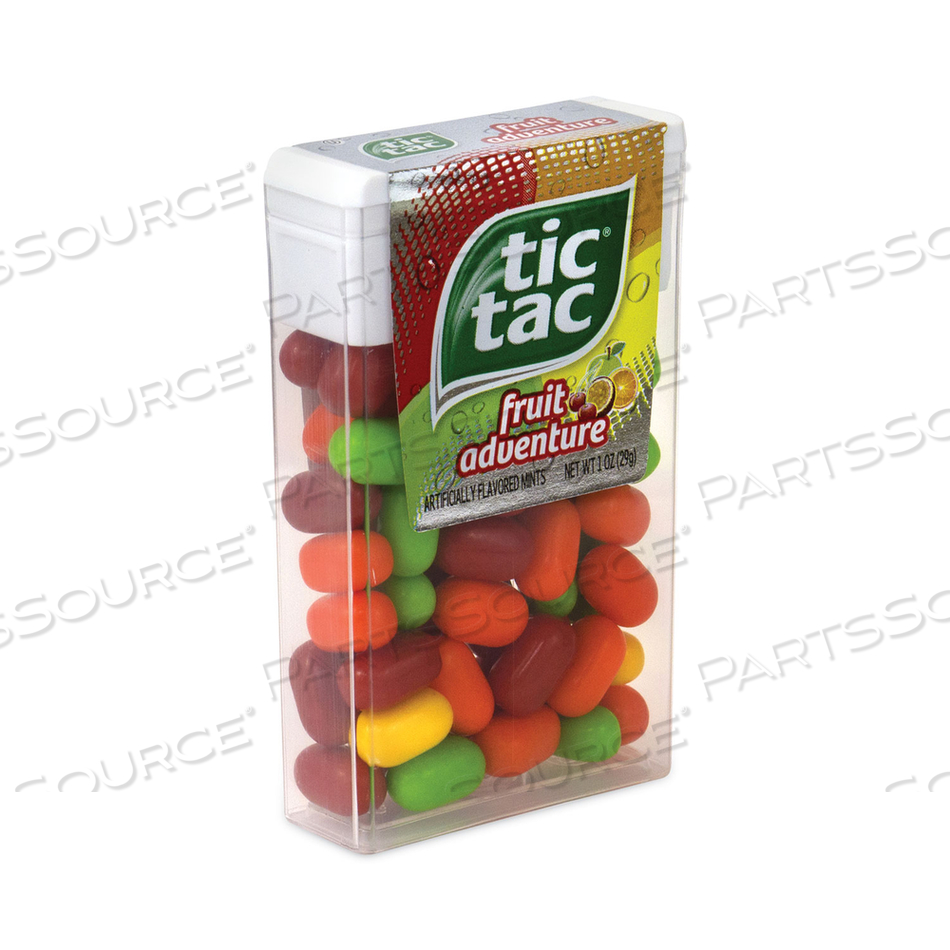 FRUIT ADVENTURE MINTS, 1 OZ FLIP-TOP DISPENSER, 12/PACK 