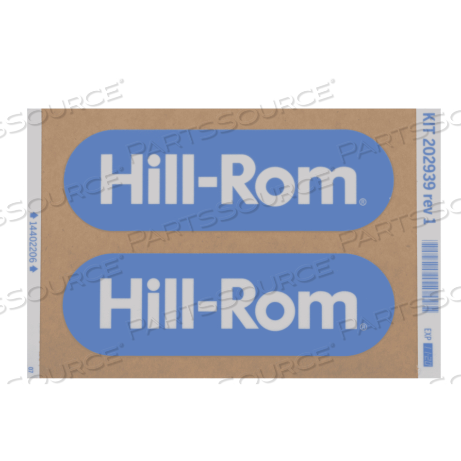 LABEL KIT, HILLROM LOGO 