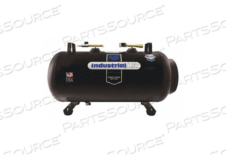 AIR TANK 20 GAL 150 PSI HORIZONTAL by Industrial Air AIR TANK 20 GAL 150 PSI HORIZONTAL by Industrial Air