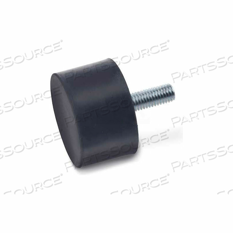 VIBRATION/SHOCK ABSORPTION MOUNT, THREADED STUD, .79" DIA, 20MM H, M6 X 1.0 THREAD by J.W. Winco VIBRATION/SHOCK ABSORPTION MOUNT, THREADED STUD, .79" DIA, 20MM H, M6 X 1.0 THREAD by J.W. Winco