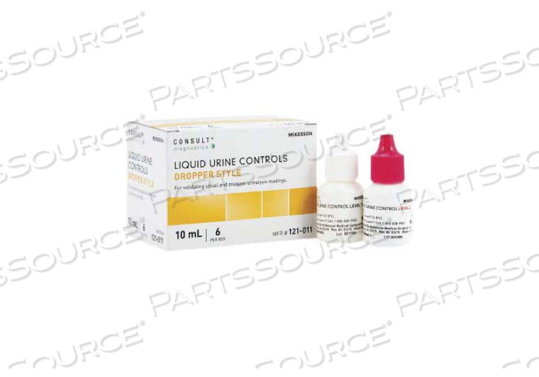 CONSULT® URINE DIPSTICK CONTROL SOLUTION, 2 LEVELS (180 PER BOX) by McKesson