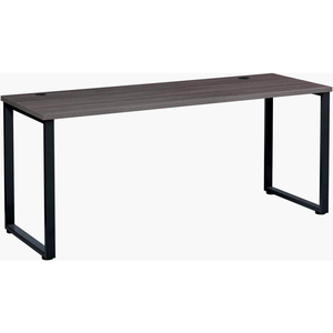 INTERION OPEN PLAN OFFICE DESK - 72"W X 24"D X 29"H - CHARCOAL TOP WITH BLACK LEGS by Hirsh INTERION OPEN PLAN OFFICE DESK - 72"W X 24"D X 29"H - CHARCOAL TOP WITH BLACK LEGS by Hirsh