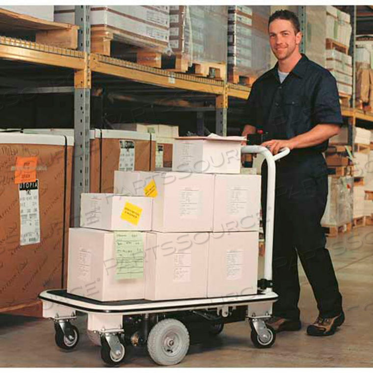 MOTORIZED PLATFORM TRUCK - 2000 LB. CAP - 61" X 25-1/2" by Electro Kinetic Technologies, LLC MOTORIZED PLATFORM TRUCK - 2000 LB. CAP - 61" X 25-1/2" by Electro Kinetic Technologies, LLC