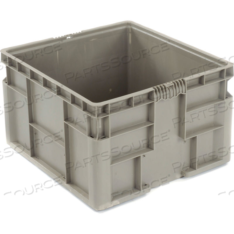 STRAIGHT WALL CONTAINER SOLID - STACKABLE - 24 X 22-1/2 X 14-1/2 by Monoflo International STRAIGHT WALL CONTAINER SOLID - STACKABLE - 24 X 22-1/2 X 14-1/2 by Monoflo International