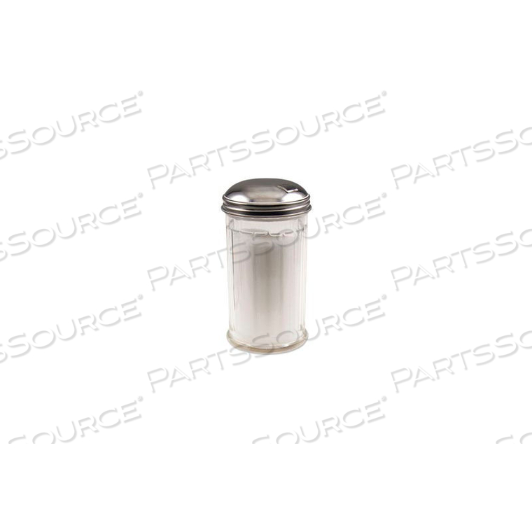 PLASTIC SUGAR SHAKER, CENTER HOLE 