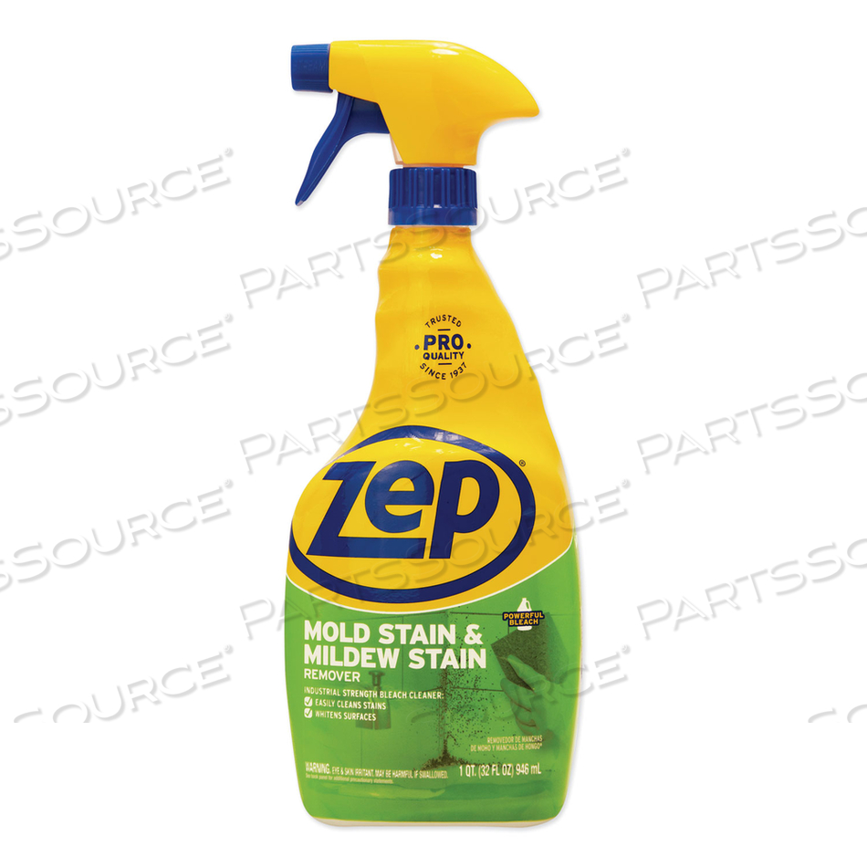 MOLD STAIN AND MILDEW STAIN REMOVER, 32 OZ SPRAY BOTTLE by Zep