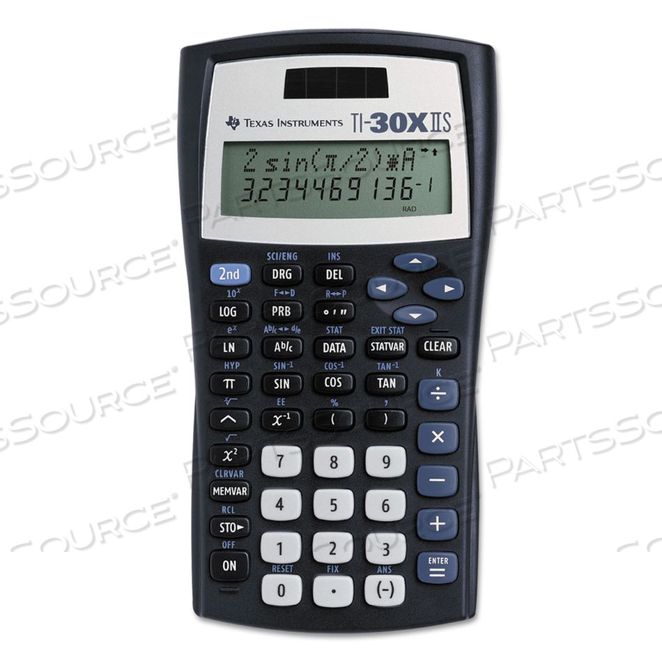 TI-30X IIS SCIENTIFIC CALCULATOR, 10-DIGIT LCD, BLACK by Texas Instruments