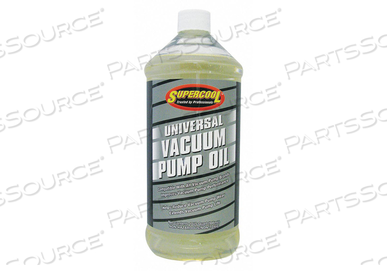 VACUUM PUMP OIL YELLOW 1 QT. by Supercool