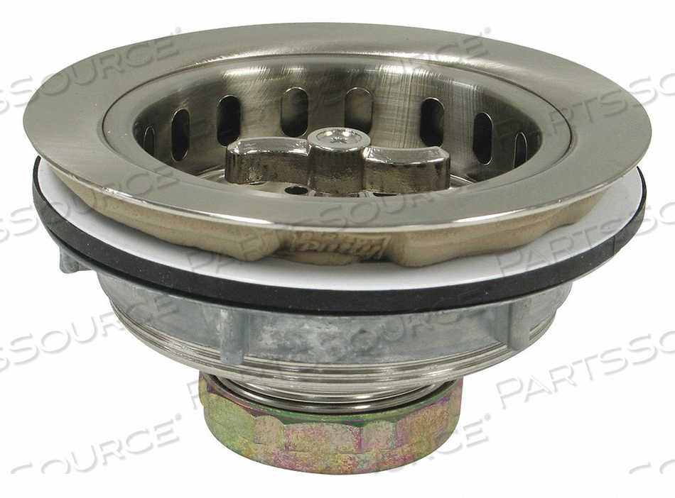 SINKSTRAINER D1-1/2 SS GALVS by Perfect Putty