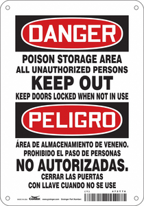 SAFETY SIGN 7 W 10 H 0.032 THICKNESS by Condor