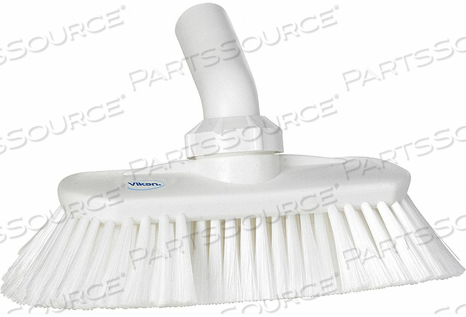 VIKAN WATERFED WASHING BRUSH W/ ANGLE ADJUSTMENT- SOFT/SPLIT, WHITE by Vikan