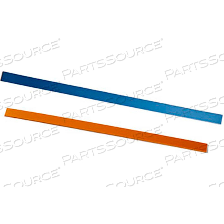 ORFIT PRECUT STRIPS, WIDE, 18" X 4/5" X 1/8", 5 PCS. GOLD & 5 PCS. ATOMIC BLUE, 10 PIECES/PK by Fabrication Enterprises ORFIT PRECUT STRIPS, WIDE, 18" X 4/5" X 1/8", 5 PCS. GOLD & 5 PCS. ATOMIC BLUE, 10 PIECES/PK by Fabrication Enterprises