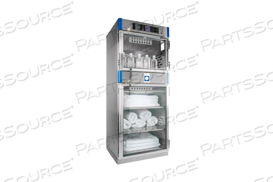 WARMING CABINET 30"W X 74 1/2"H X 26 5/8"D W/(2) GLASS DOORS W/(3) ADJ SHELVES by Blickman