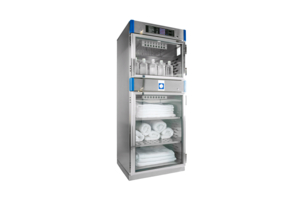 WARMING CABINET 30"W X 74 1/2"H X 26 5/8"D W/(2) GLASS DOORS W/(3) ADJ SHELVES by Blickman