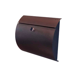 SPIRA STAINLESS STEEL WALL MOUNT MAILBOX - 14-3/4"W X 4"D X 13"H, BLACK by 603 Products LLC