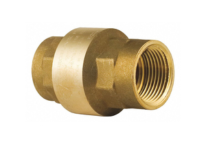 SPRING CHECK VALVE BRASS 1/2 FNPT by Bonomi