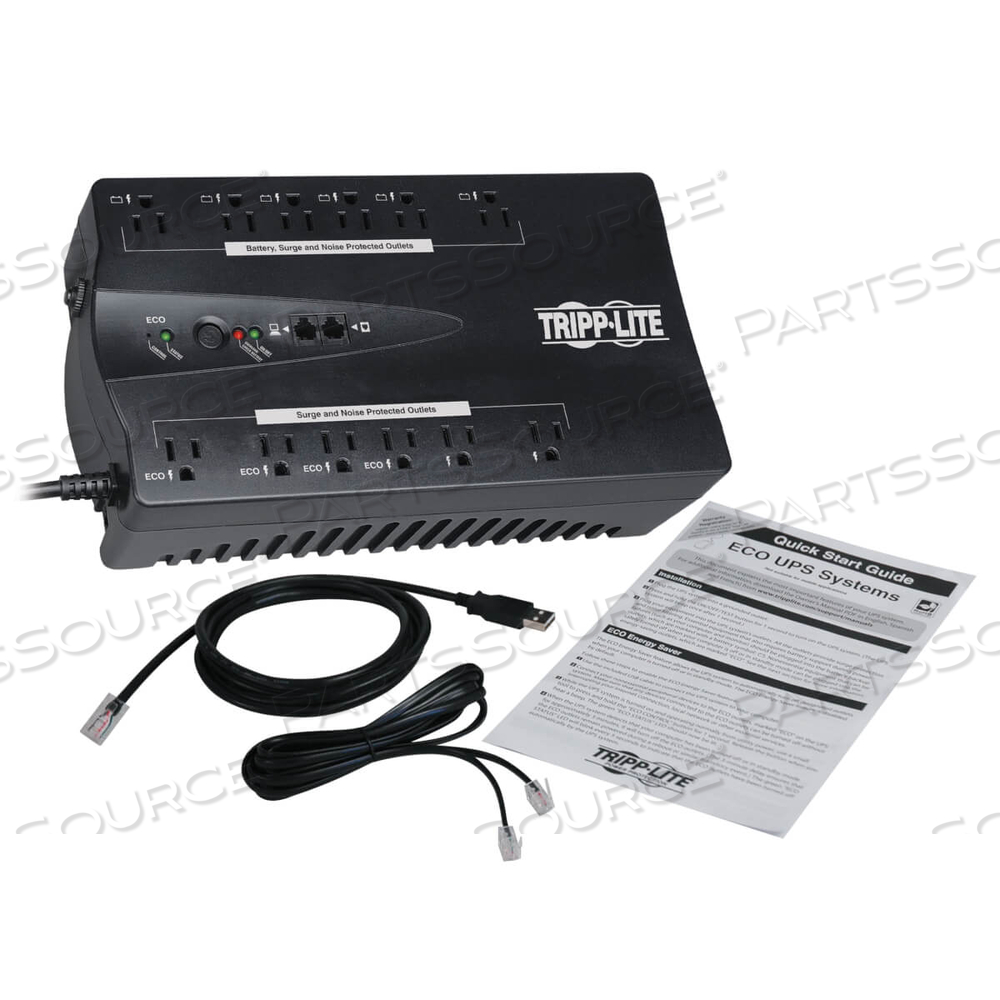 UPS 750VA 450W ECO GREEN BATTERY BACK UP 120V USB RJ11 TAA GSA by Tripp Lite