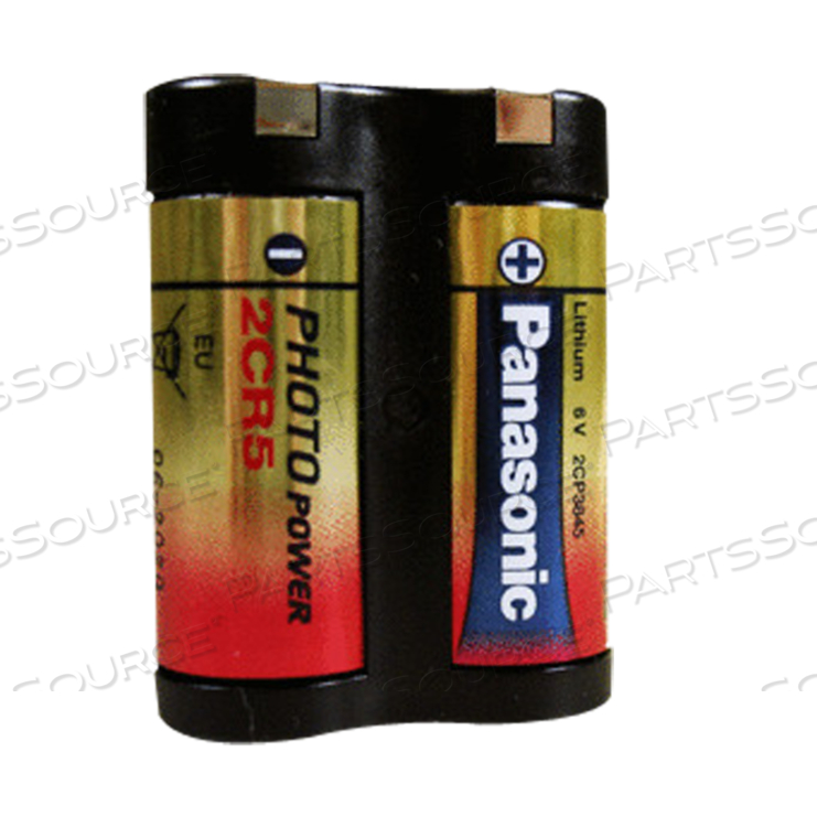 BATTERY, LITHIUM, 6V, 1.3 AH 