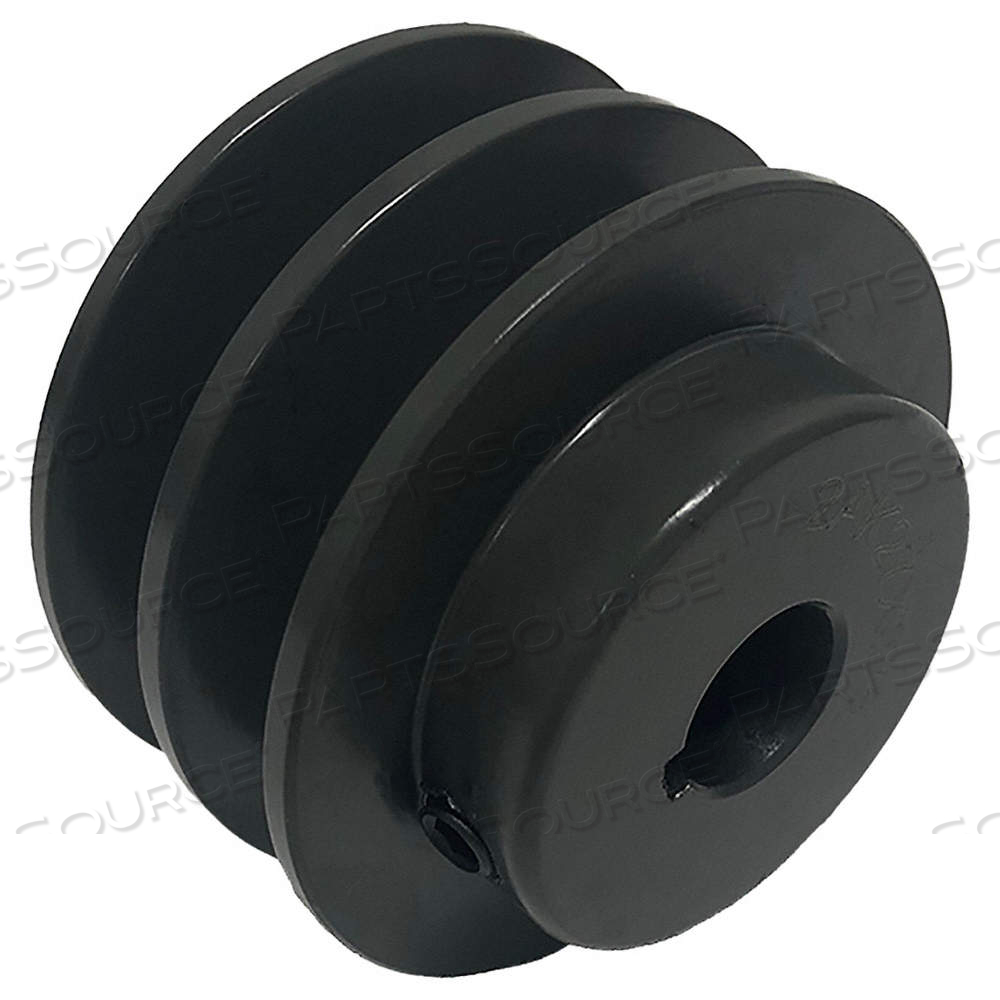 BUSHING, FIXED BORE, 2 GROOVE, 3.95 IN OD, FOR 3L/4L/A/AX BELT SECTION, 5/8 IN BORE by Browning