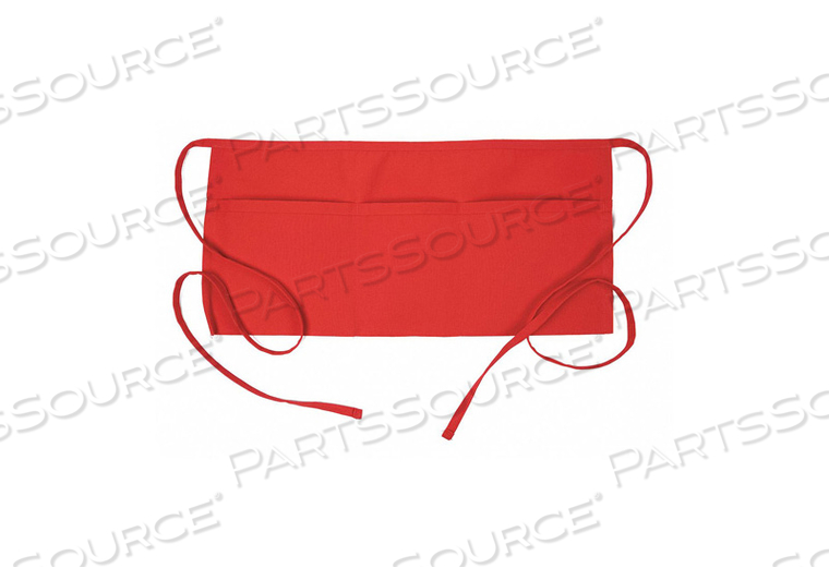 APRON 3-POCKET WAIST F9 RED by Fame Fabrics