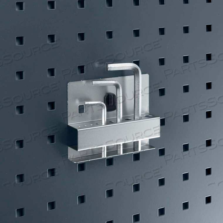 PERFO ALLEN KEY / HEX WRENCH HOLDER FOR PERFO PANELS, 4-1/2" WIDE by Bott Ltd PERFO ALLEN KEY / HEX WRENCH HOLDER FOR PERFO PANELS, 4-1/2" WIDE by Bott Ltd