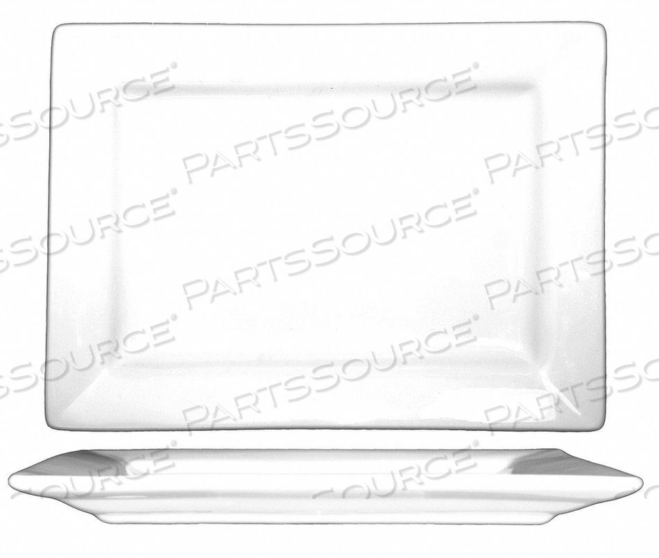 PLATTER 8X5-7/8 BRIGHT WHITE PK36 by ITI