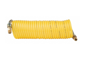 COILED AIR HOSE 1/4 ID X 25 FT. by Guardair