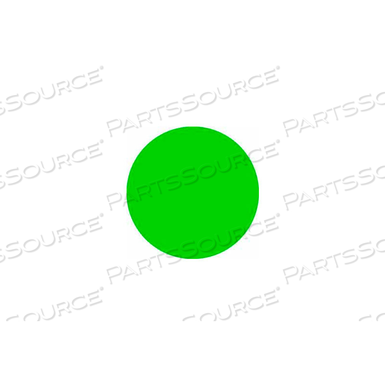 STANDARD GREEN DISCS 3/4" DIA. by Decker Tape Products
