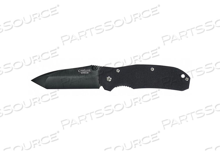FOLDING KNIFE FINE TANTO 3-1/2 IN BLACK by Camillus FOLDING KNIFE FINE TANTO 3-1/2 IN BLACK by Camillus