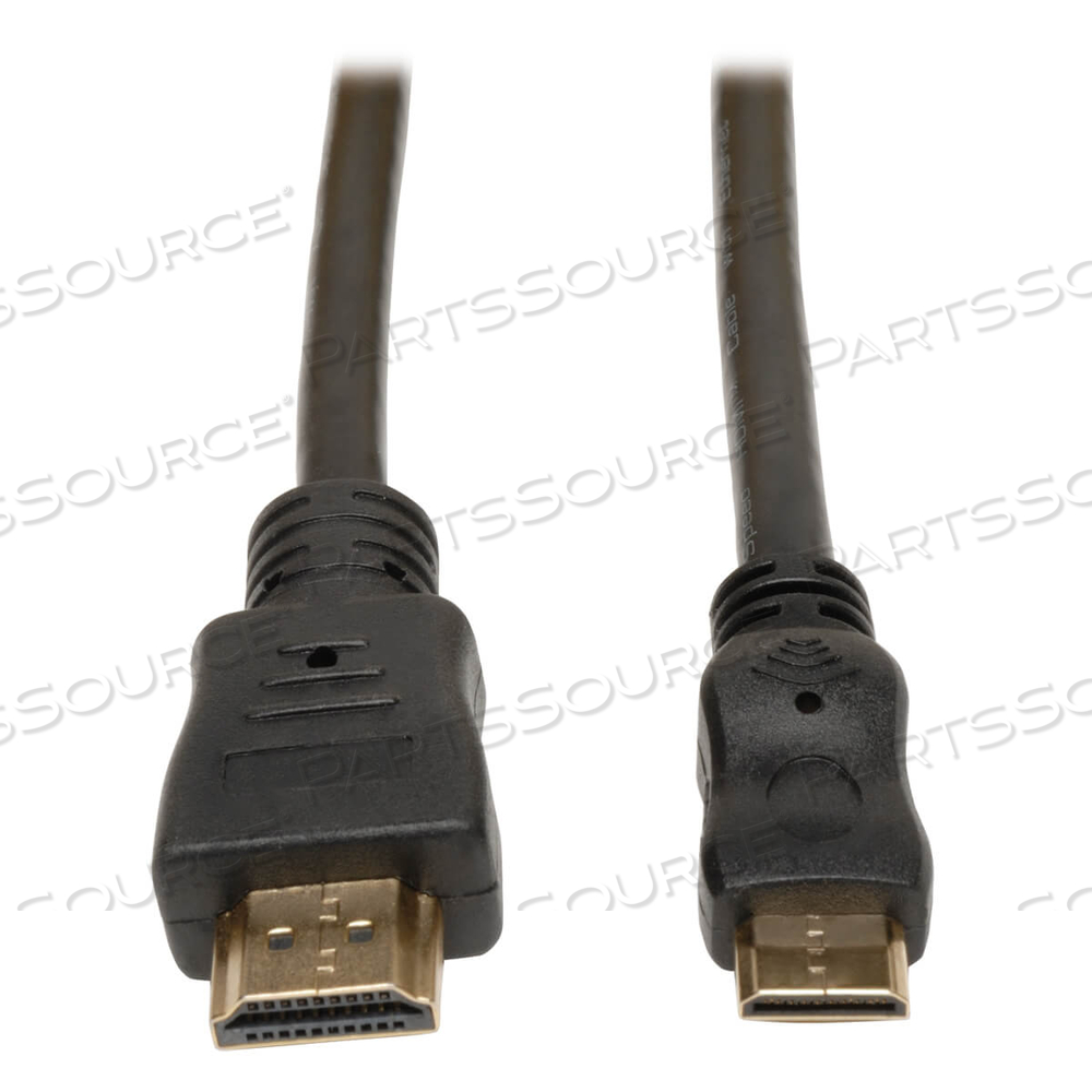 6FT MINI HDMI MALE - HDMI MALE HIGH SPEED CABLE WITH ETHERNET by Tripp Lite