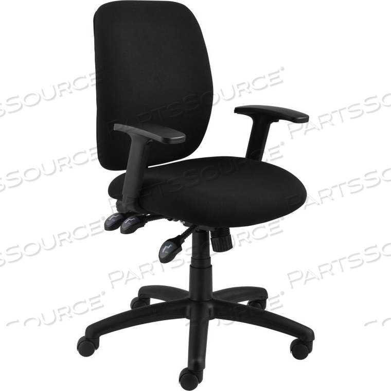 INTERION MULTIFUNCTION FABRIC TASK CHAIR - BLACK by Global Seating Solutions LLC INTERION MULTIFUNCTION FABRIC TASK CHAIR - BLACK by Global Seating Solutions LLC