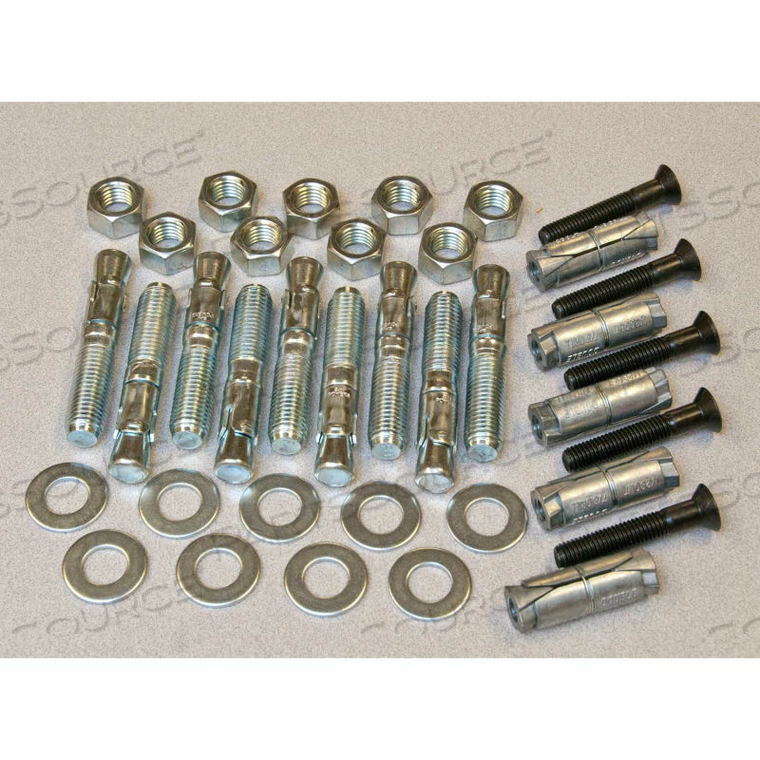 INSTALLATION HARDWARE KIT FOR BLUFF EDGE OF DOCK LEVELERS AND APPROACH PLATE by Bluff