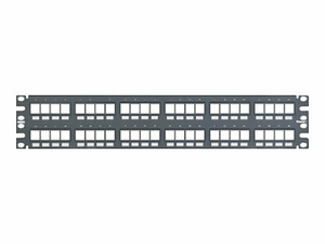 PANDUIT NETKEY FLUSH MOUNT MODULAR PATCH PANEL - PATCH PANEL - 2U - 48 PORTS by Panduit