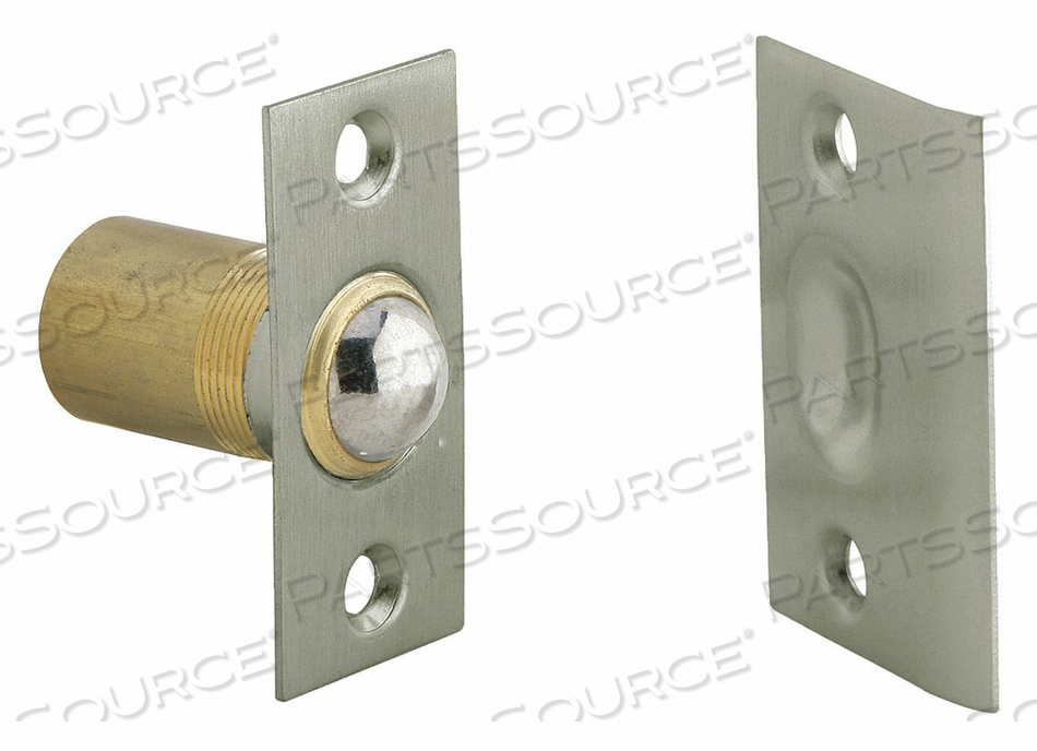 BALL CATCH SATIN NICKEL 1-3/8 IN.L BRASS by Ives