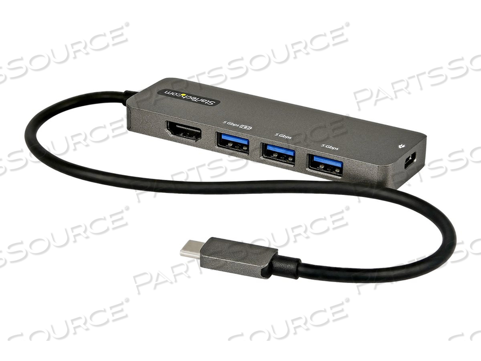 USB C MULTIPORT ADAPTER, USB-C TO HDMI 2.0B 4K 60HZ (HDR10), 100W POWER DELIVERY PASS-THROUGH, 4-PORT 5GBPS USB 3.0 HUB, USB TYPE-C MINI DOC by StarTech.com Ltd. USB C MULTIPORT ADAPTER, USB-C TO HDMI 2.0B 4K 60HZ (HDR10), 100W POWER DELIVERY PASS-THROUGH, 4-PORT 5GBPS USB 3.0 HUB, USB TYPE-C MINI DOC by StarTech.com Ltd.