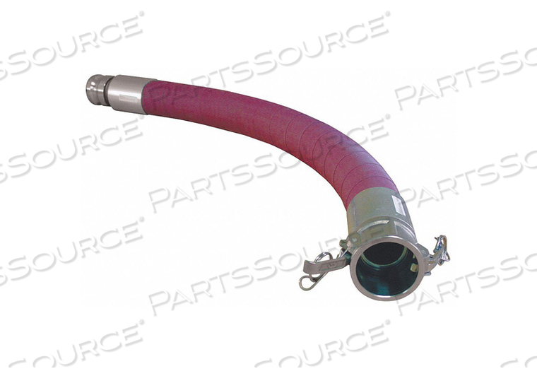 BEVERAGE HOSE 2-1/2 ID X 10 FT. PURPLE by Novaflex