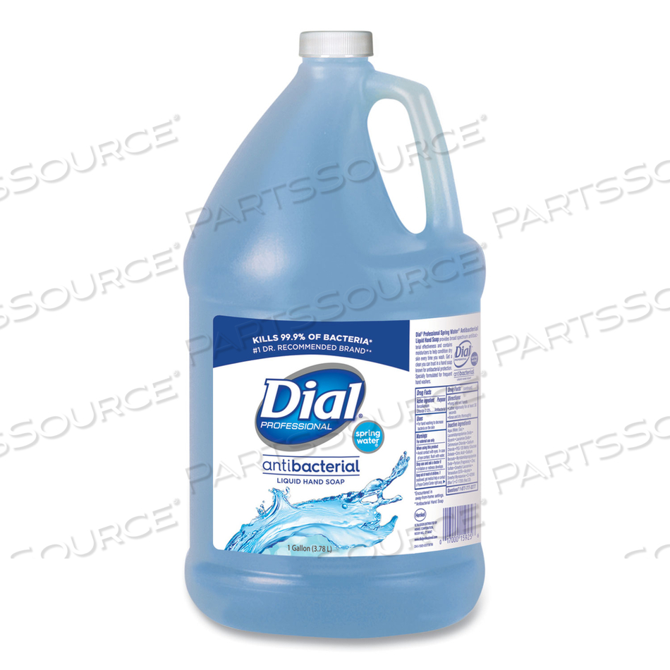 ANTIBACTERIAL LIQUID HAND SOAP, SPRING WATER, 1 GAL by Dial