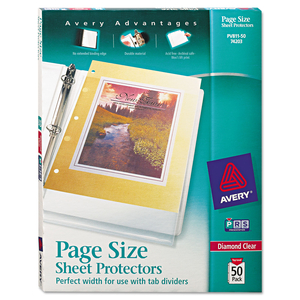 SHEET PROTECTOR 3-HOLE CLEAR PK50 by Avery