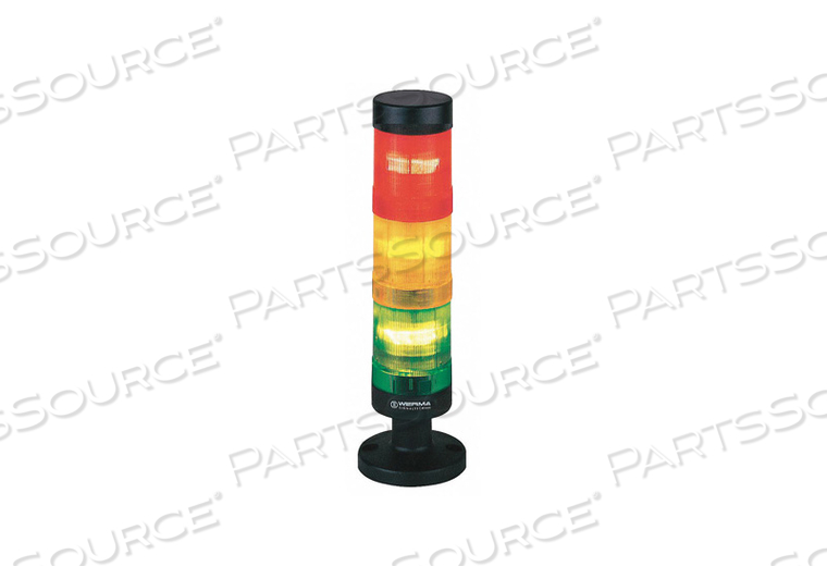 TOWER LIGHT 24VAC/DC AMBER GREEN RED by Werma
