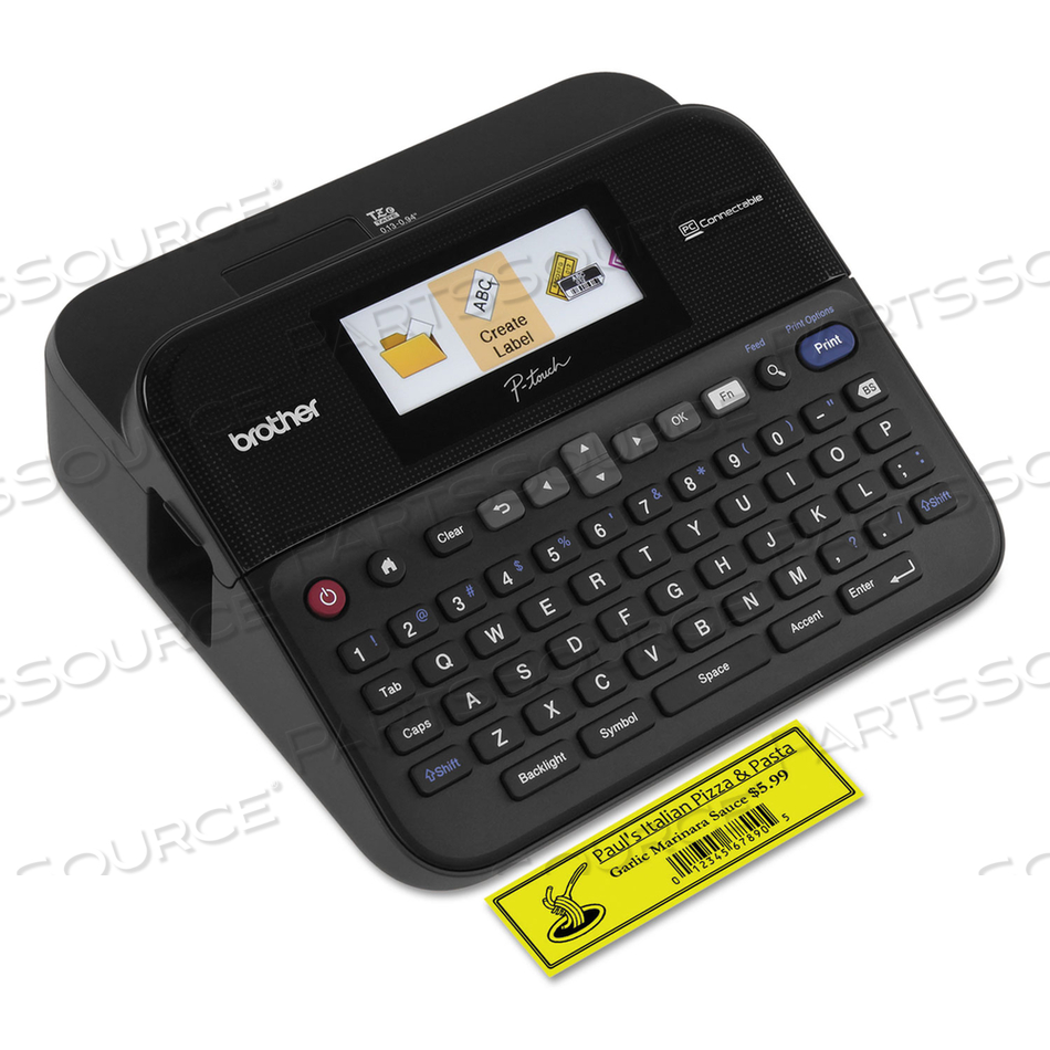 PC-CONNECTABLE LABEL PRINTER WITH COLOR DISPLAY by Brother PC-CONNECTABLE LABEL PRINTER WITH COLOR DISPLAY by Brother