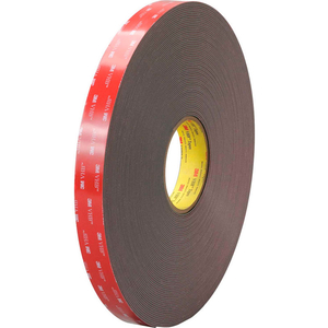 4979F DOUBLE SIDED VHB ACRYLIC FOAM TAPE 1" X 5 YDS. 62 MIL BLACK by 3M Consumer