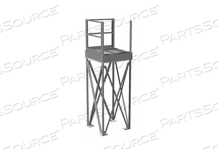 MEZZANINE LANDING H 110 IN W 4 FT L 4 FT by Porta-King