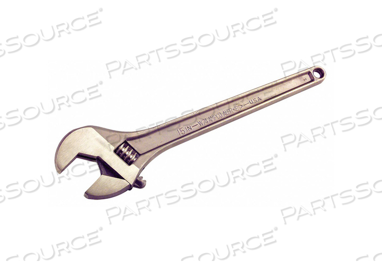 ADJ. WRENCH NONSPARK 15 1-11/16 NATURAL by Ampco Safety Tools ADJ. WRENCH NONSPARK 15 1-11/16 NATURAL by Ampco Safety Tools