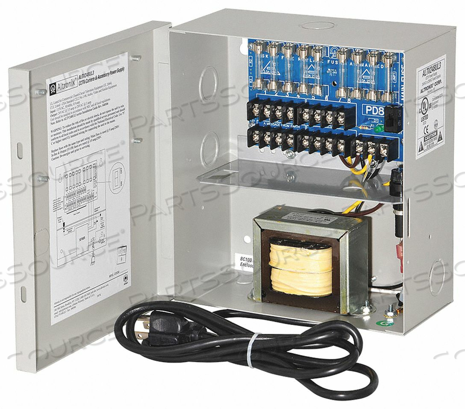 POWER SUPPLY 8 FUSE LINE CORD by Altronix Corporation POWER SUPPLY 8 FUSE LINE CORD by Altronix Corporation