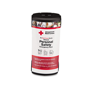 DELUXE PERSONAL SAFETY EMERGENCY PACK, 31 PIECES, PLASTIC CASE by American Red Cross