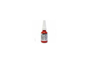 THREADLOCKING ADHESIVE, RED, 10 ML CONTAINER, MEETS ROHS, 1 TO 2.5% CUMENE HYDROPEROXIDE, 0.1 TO 1% N, N-DIMETHYL-O-TOLUIDINE by Draeger Inc.