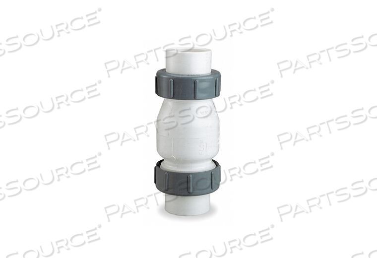 TRUE UNION CHECK VALVE PVC 2 SOCKET by DAYTON ELECTRIC MANUFACTURING CO