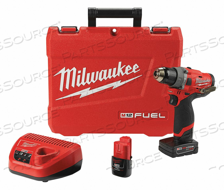 HAMMER DRILL KIT, 1/2 IN. KEYLESS CHUCK, 350 IN. LB. by Milwaukee Electric Tools